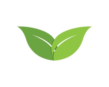 Yeşil doğa logosu ve sembolleri bırakıyor