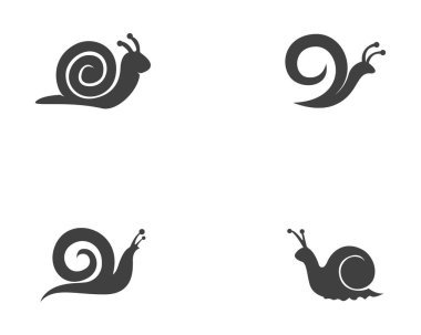 Logo şablonunda salyangoz