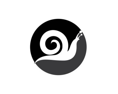 Logo şablonunda salyangoz