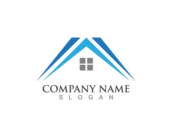 Immobilien Und Bau Logos — Stockvektor