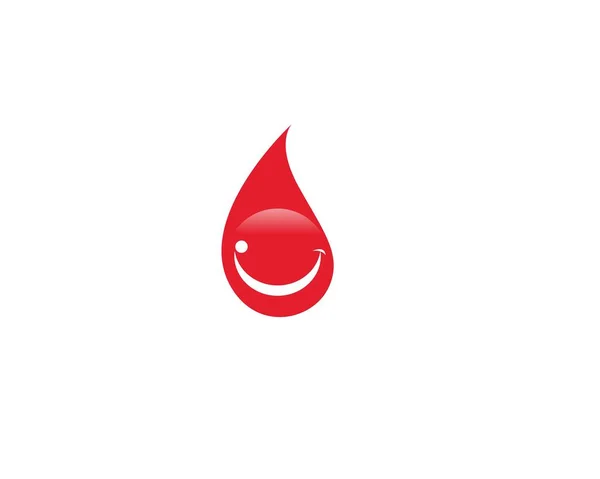 Blut Logos Vektorsymbole — Stockvektor