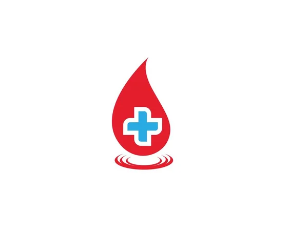 Blut Logos Vektorsymbole — Stockvektor