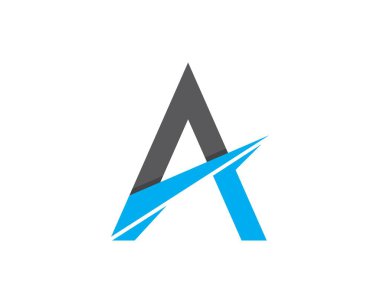 Bir Harf Logosu İş Şablonu Vektör tasarımı