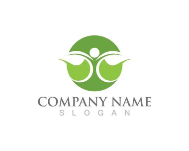 Sağlıklı yaşam logoları ve vektörü