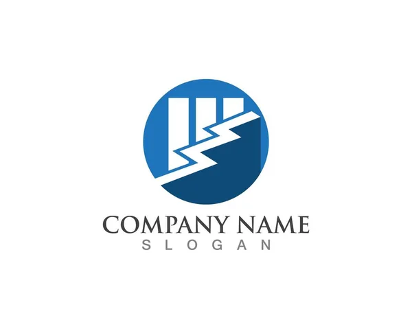 Logo Finansowania Biznesu Ilustracja Koncepcji Wektora — Wektor stockowy