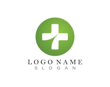 Hastane logo vektör simgeleri