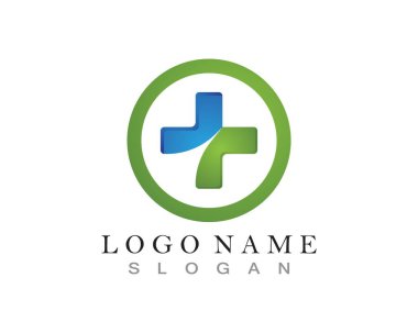 Hastane logo vektör simgeleri