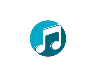 Müzik Notası Simge Vektörü