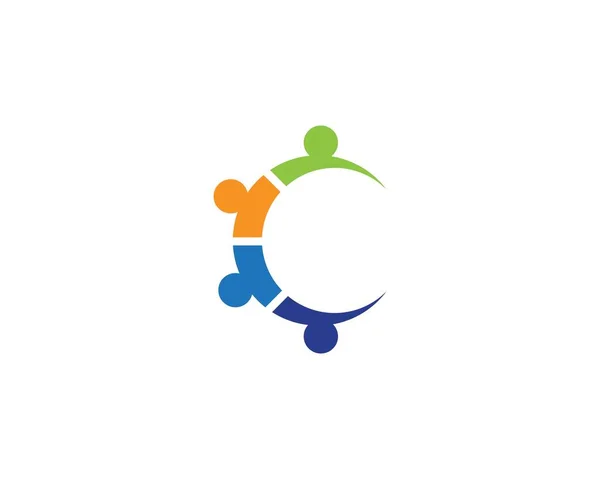 Family Care Logos Symbol Vector Icon — Stock Vector