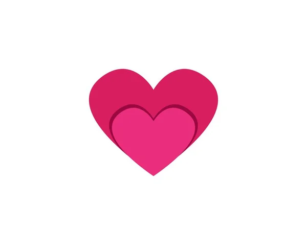 Love Heart Logo Vector Icons — Stock Vector