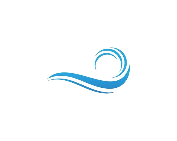 Wektor Symbolu Logo Fali — Wektor stockowy
