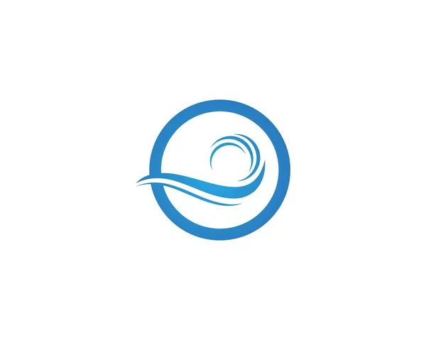 波のロゴのシンボルベクトル — ストックベクタ