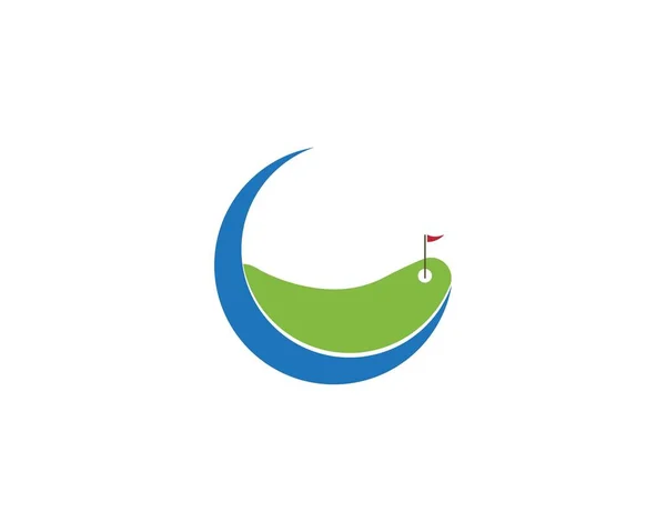 Logotipos Golf Icono Vector Símbolo — Vector de stock