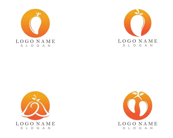 Λογότυπο Και Διάνυσμα Συμβόλων Mango — Διανυσματικό Αρχείο