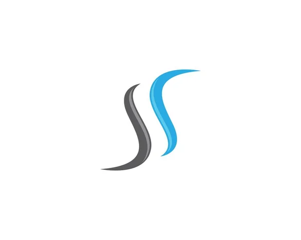 Niebieskie Logo Symbol Wektor Szablonu — Wektor stockowy
