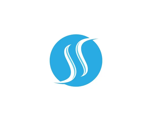 Niebieskie Logo Symbol Wektor Szablonu — Wektor stockowy