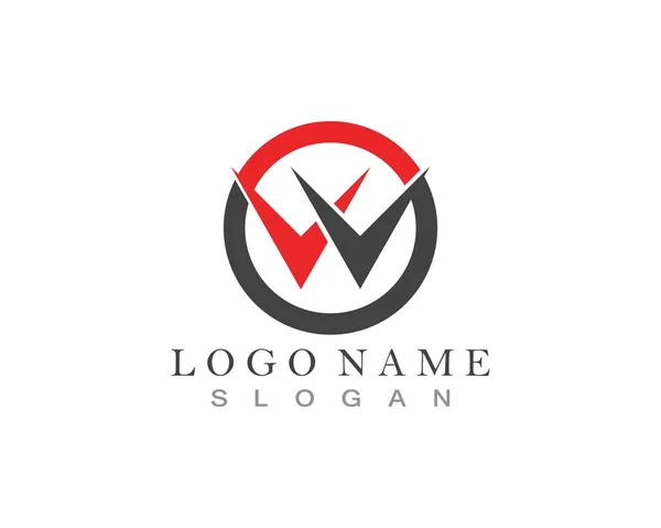 Carta Logo Plantilla Negocios Vector Icono — Vector de stock