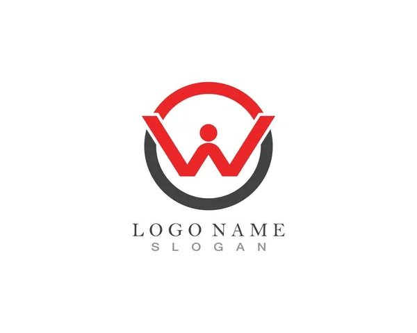 Lettre Logo Business Template Icône Vectorielle — Image vectorielle