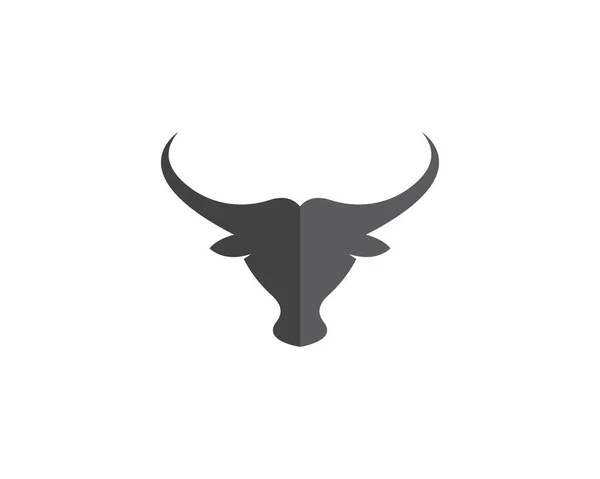 Ikona Šablony Loga Bull Taurus — Stockový vektor