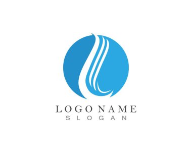 su damlası Logo Şablonu vektör çizimi tasarımı