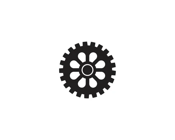 Gear Logo Vorlage Vektor Symbol Illustration Design — Stockvektor