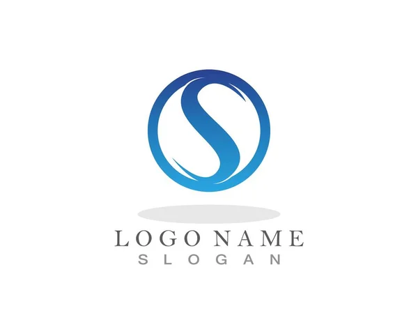 Modèle Logo Symbole Lettre Illustration Icône — Image vectorielle