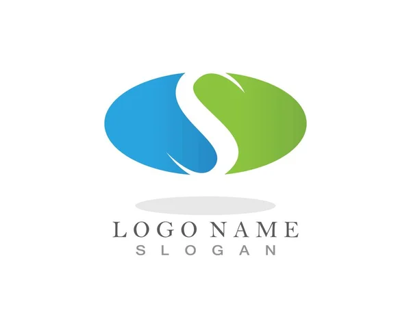 Betű Szimbólum Logó Sablon Illusztráció Ikon — Stock Vector