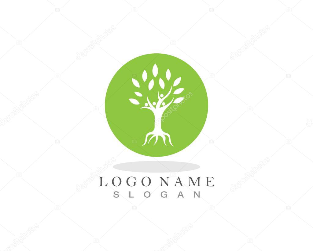 Family Tree Logo template vector