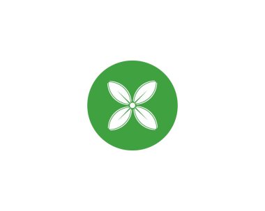 Yeşil Yonca Yaprak Şablonu