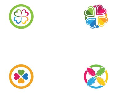 Yeşil Yonca Yaprak Şablonu