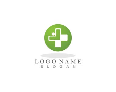 Tıbbi ve Sağlık Logosu ve sembol şablonu uygulaması