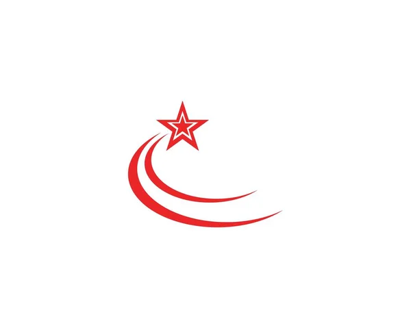 Estrella Logo Plantilla Vector — Vector de stock