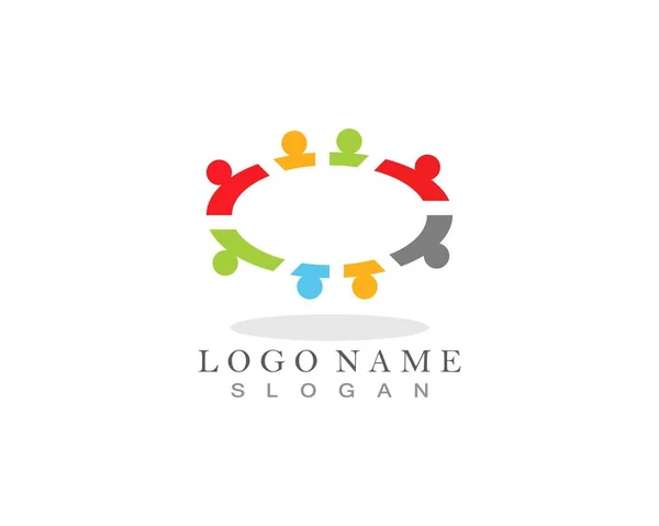 Community Logo Und Symbolvorlage Design Symbol — Stockvektor