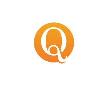 Q harfi Logo Simge