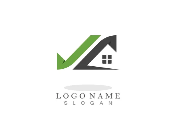 Home Property Logo Design Template — Wektor stockowy