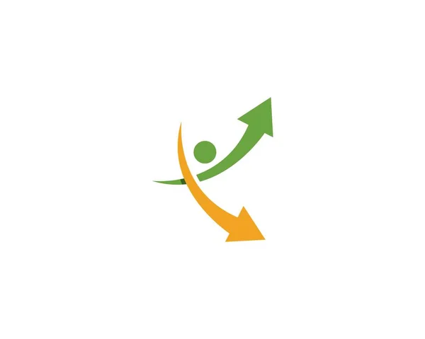 Business Finance Arrow Logo — 图库矢量图片