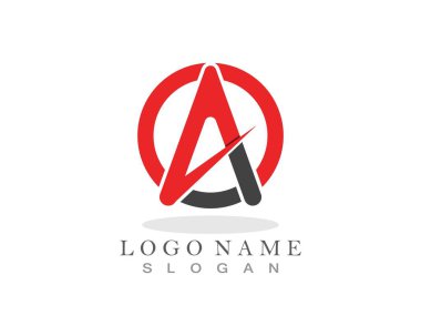 Bir Harf Logosu İş Şablonu Vektör simgesi