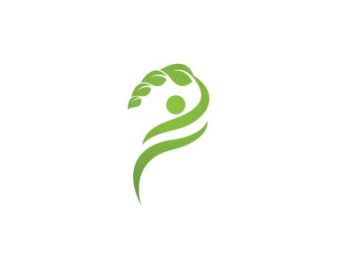 Healthy Leaf Logo Template Vector