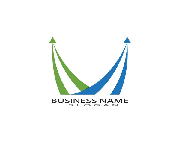 Business Finance Logo Vector — Vetor de Stock