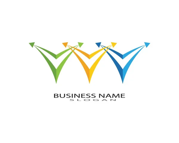 Business Finance Logo Vector — 스톡 벡터