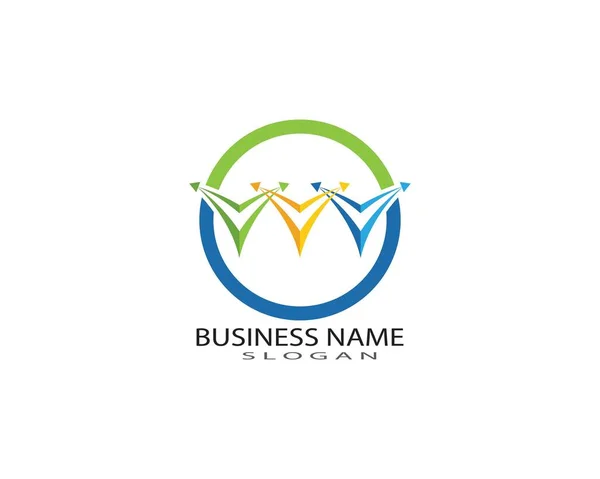 Логотип Бізнес Фінансування Вектор — стоковий вектор
