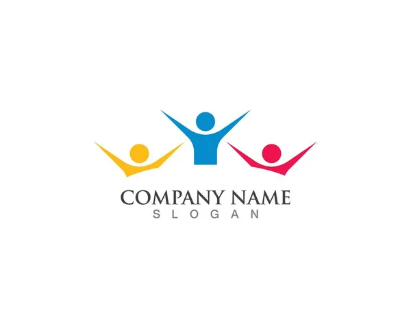 Logo Symbool Van Communautaire Groep — Stockvector