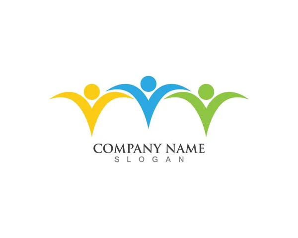 Logo Symbool Van Communautaire Groep — Stockvector