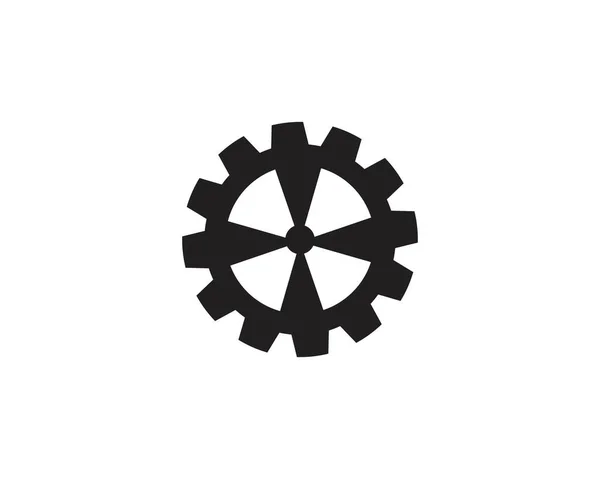 Gears Logos Symbol Icon Vector — Wektor stockowy