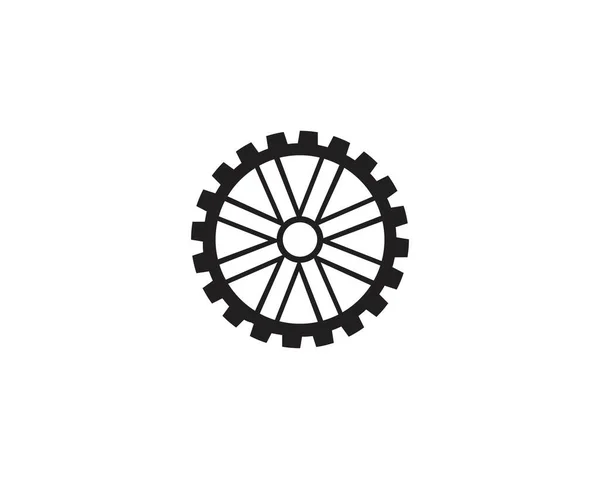 Gears Logos Symbol Icon Vector — Vetor de Stock