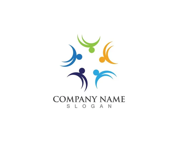 Community Care Logo Icon — Stockový vektor