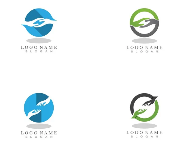 Bakımı Logo Şablonu Vektörü — Stok Vektör