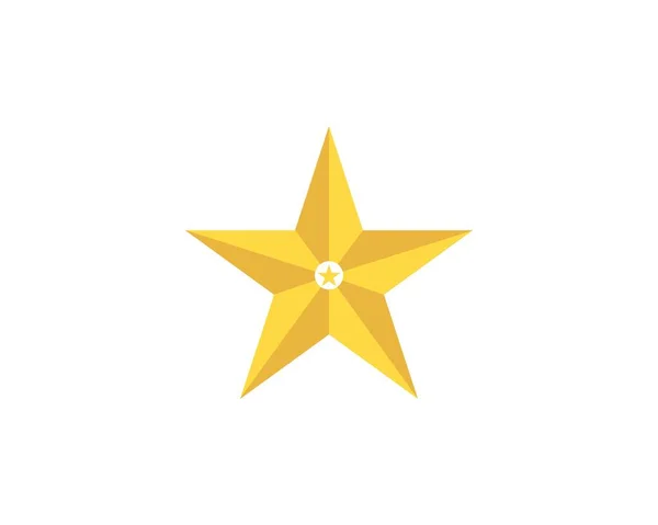 Návrh Vektorové Ikony Symbolu Star Logo — Stockový vektor