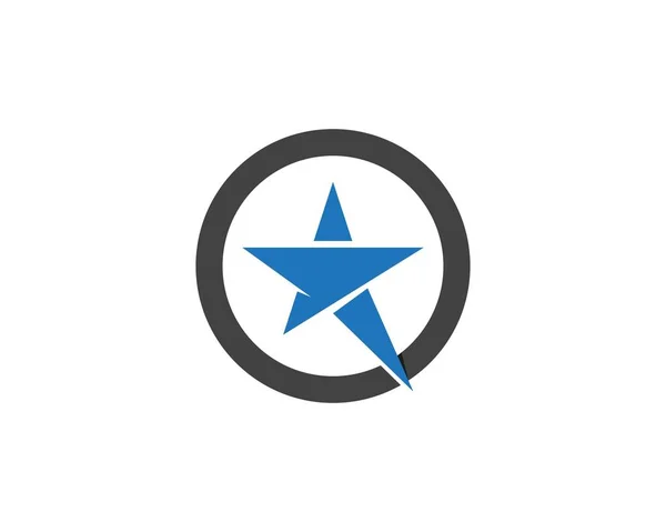 Yıldız Logosu Şablonu vektör illüstrasyon tasarımı