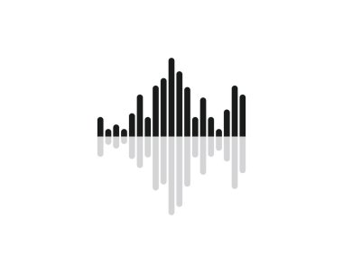 Ses dalgası illüstrasyonu - Vektör